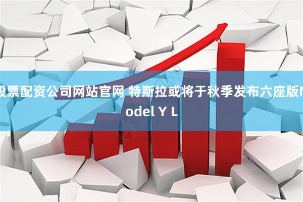 股票配资公司网站官网 特斯拉或将于秋季发布六座版Model Y L